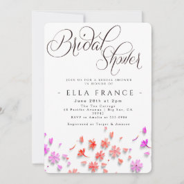 Invitación Despedida de soltera Wildflower Love Is in Bloom