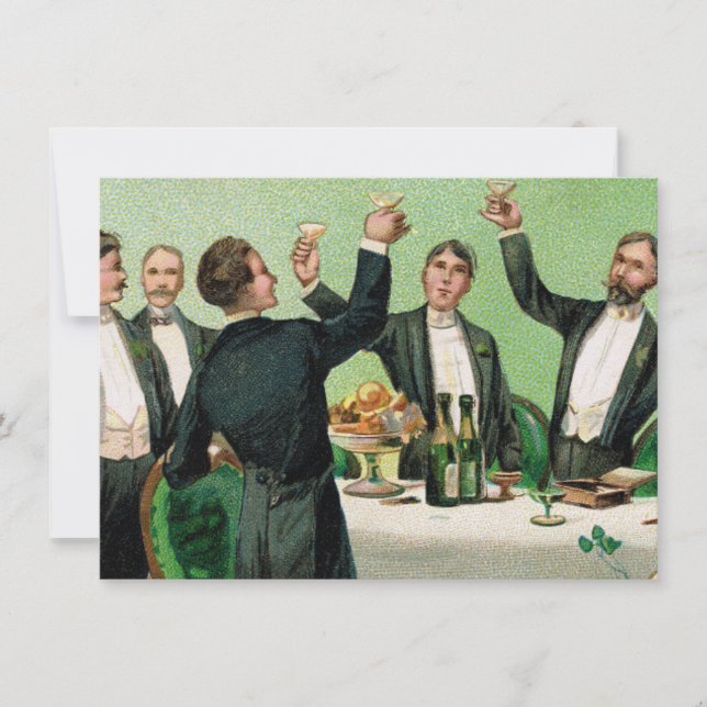 Invitación Despedida de Soltero a la Antigua (Anverso)