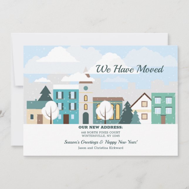 Invitación desplazada de vacaciones en la ciudad i (Anverso)