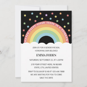Invitación Después de cada tormenta hay un arcoiris