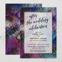 Después de la Celebración de la Boda Abstracto con