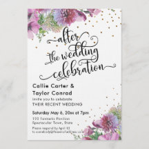 Después de la Celebración de la Boda Confeti de Fl