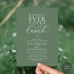 Invitación Después de la comida de clase Después de una boda 