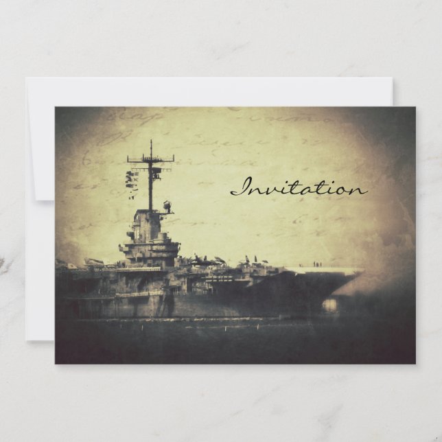 Invitación después de la guerra (Anverso)