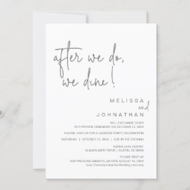 Invitación Después De Que Lo Hagamos, Nosotros Cogemos, Fiest