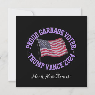 Invitación Destacan el orgulloso votante de basura Trump Vanc