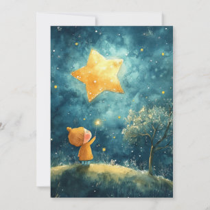 Invitación Destello de Purpurina   Noche de Estrellas