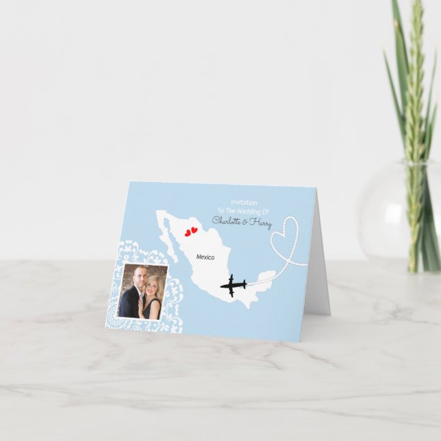 Invitación Destino Boda de México (Anverso)