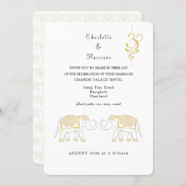 Invitación Destino Boda de Tailandia
