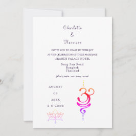 Invitación Destino Boda de Tailandia