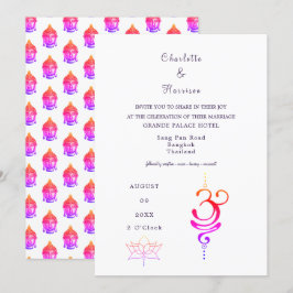 Invitación Destino Boda de Tailandia