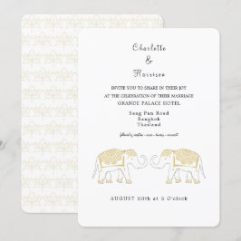 Invitación Destino Boda de Tailandia
