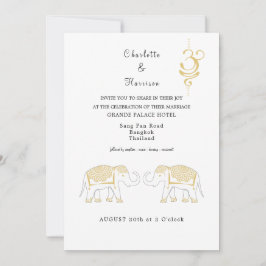 Invitación Destino Boda de Tailandia