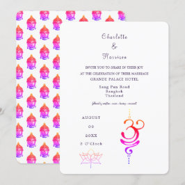 Invitación Destino Boda de Tailandia
