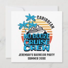 Invitación Destino de la TRIPULACIÓN DE CRUCERO SIN BOOZE