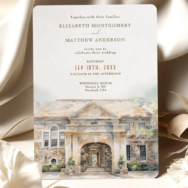 Invitación Destino del Boda Graydon Hall Manor Toronto (Subido por el creador)