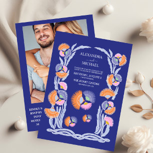 Invitación Destino Grecia Boda Santorini