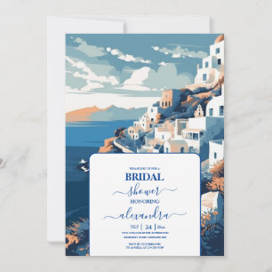 Invitación Destino Grecia Santorini Brigada Ducha