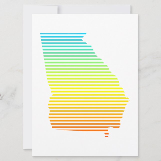 Invitación desvanecimiento de georgia (Anverso)