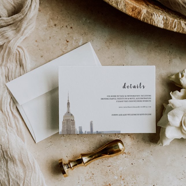 Invitación  Details Card - NYC (Subido por el creador)