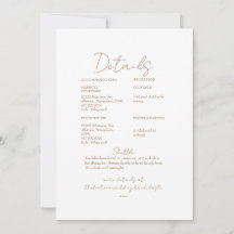 Detalle de Boda Texto Pampas Dorado