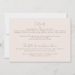 Invitación Detalle del Boda de novias para ruborizadores fiel