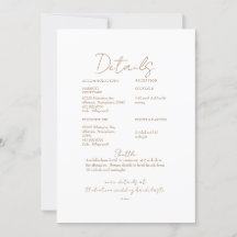 Detalle del Boda de texto dorado de Pampas