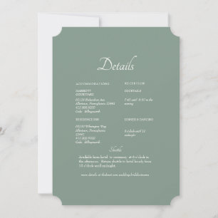 Invitación Detalle floral de boda con Hortensia Blanca y Salv