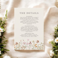 Detalles de Boda de Jardín Boho Flor Silvestre Bei