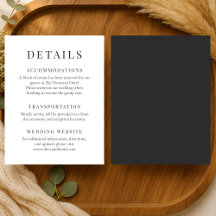 Detalles de Boda Minimalista Elegante