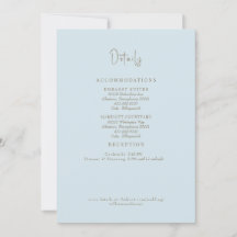Detalles de Boda Sky Blue II Incluido