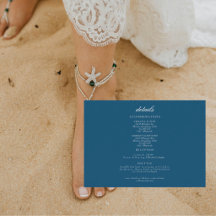 Detalles de la boda de la brisa del océano turques