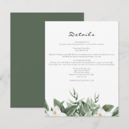 Invitación Detalles de la calle NOLA New Orleans Magnolia Bou