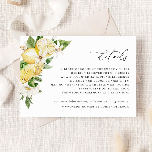 Invitación Detalles de la vegetación de la floración de cítri (Subido por el creador)