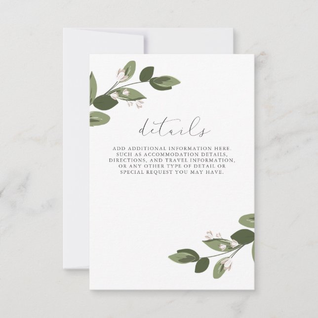 Invitación Detalles de los prismas de rubefacción (Anverso)