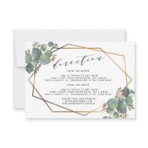 Detalles del boda de cuadro geométrico Eucalyptus