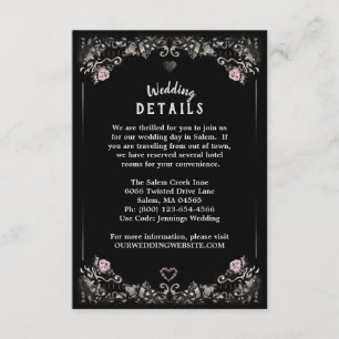 Invitación Detalles del Boda de la coincidencia de amor de ce