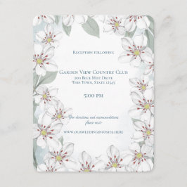 Invitación Detalles del Boda de Mountain Laurel