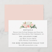 Detalles del Boda floral Petal color de agua rosa