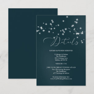 Invitación DETALLES DEL boda   Foliage de aceitunas verdes de