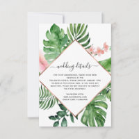 Detalles del Boda geométrico de la acuarela de la 