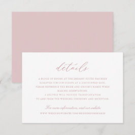 Invitación Detalles del elegante guión de caligrafía del Boda