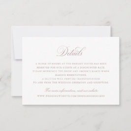 Invitación Detalles del elegante guión de caligrafía del Boda