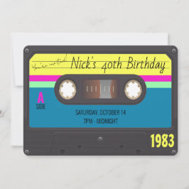 Invitación Detalles personalizados de la fiesta de cumpleaños