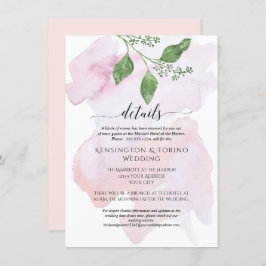 Invitación Detalles simples modernos Boda de follaje eucalipt