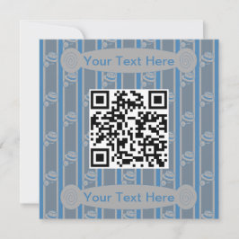 Invitación Detective Divertido y Elegante Código QR