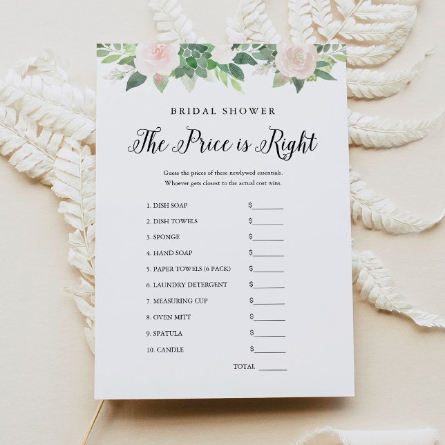 Invitación DEVON adivina el juego de la ducha de novias de pr (Subido por el creador)