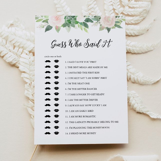 Invitación DEVON Adivina Quién Dijo Que Era Un Juego De Ducha (Subido por el creador)