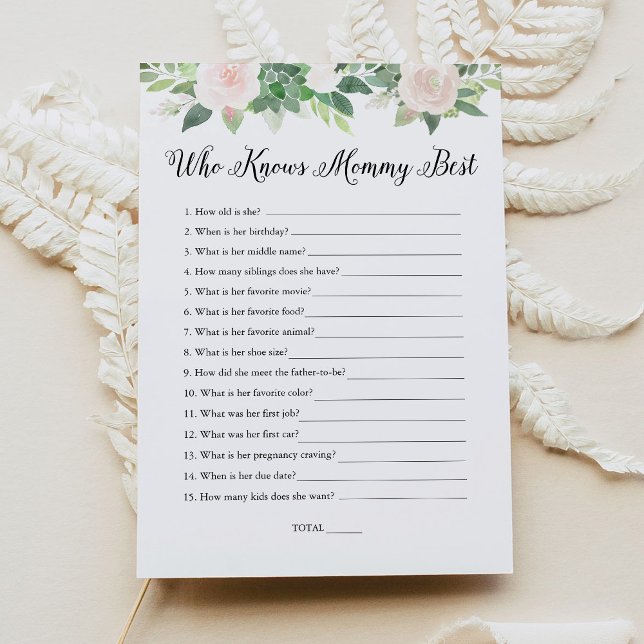 Invitación DEVON quién conoce a mi mejor juego de Baby Shower (Subido por el creador)