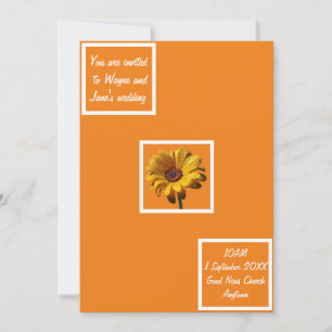 Invitación Dew Drops Daisy Boda